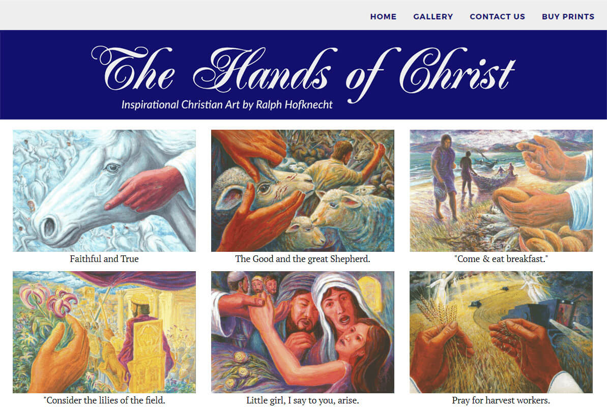 Hands of Christ Art